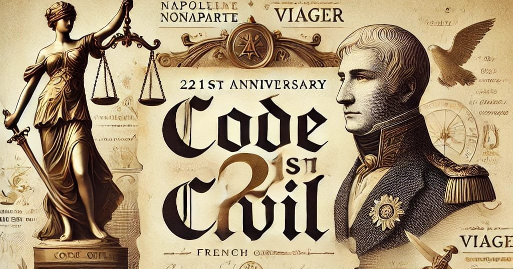 21 mars 1804 – 21 mars 2025 : 221 ans du Code civil