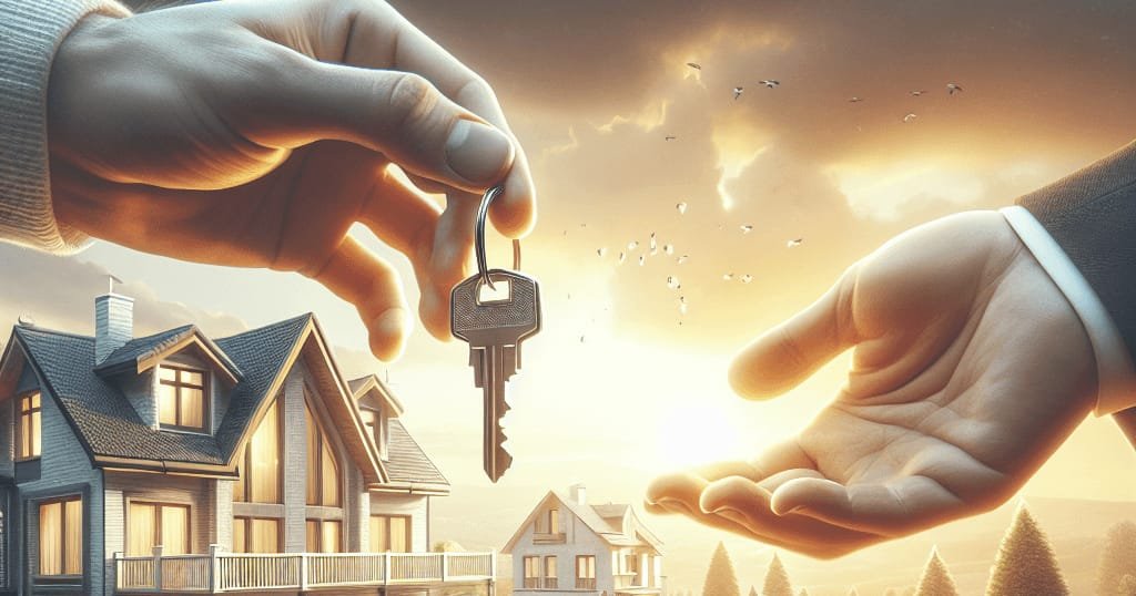 Investisseur signant un achat en viager libre devant un bien disponible immédiatement