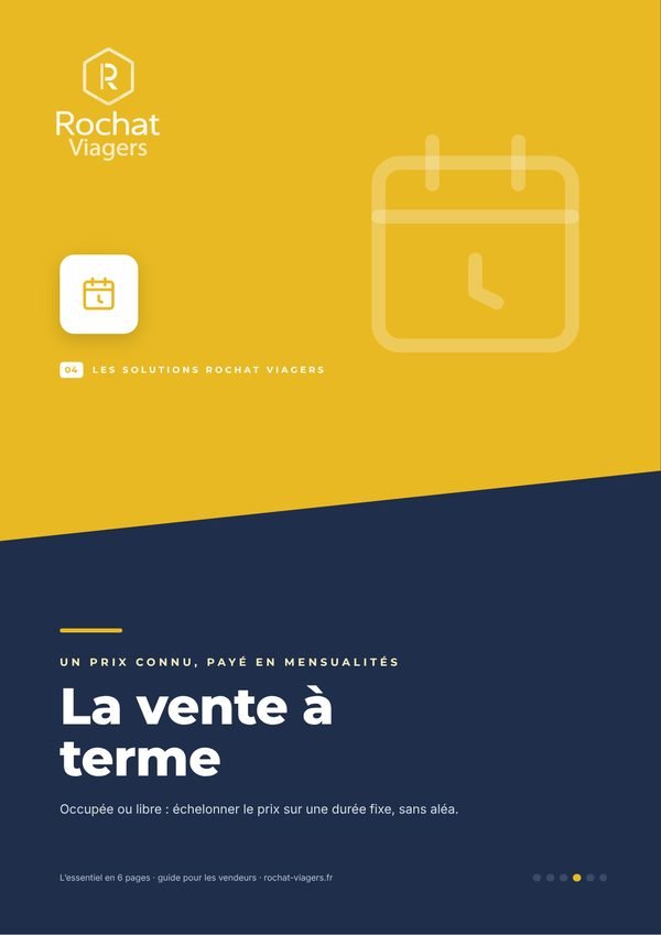 Couverture du guide « La vente à terme »