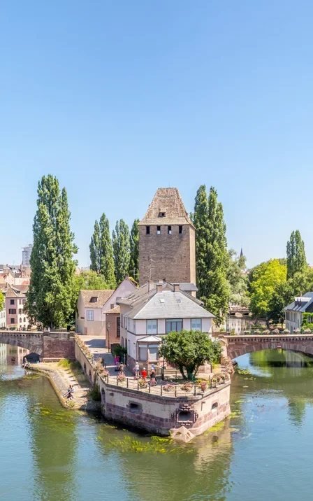 Les Ponts Couverts et la Petite France à Strasbourg
