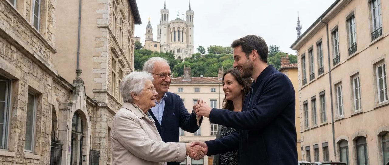 Coucher de soleil sur Lyon : taux de crédit et achat en viager en août 2026
